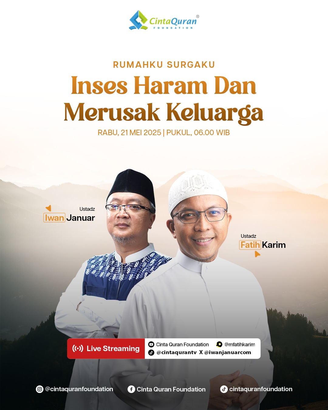 Api Haram CINTA QURAN FOUNDATION - Inses Haram dan Merusak Keluarga